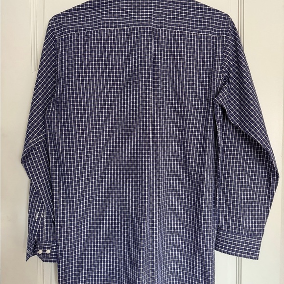 Ben Sherman Tailored Slim Fit Stretch Button Down Long Sleeve Shirt Mens15 32/33 - Picture 2 of 5